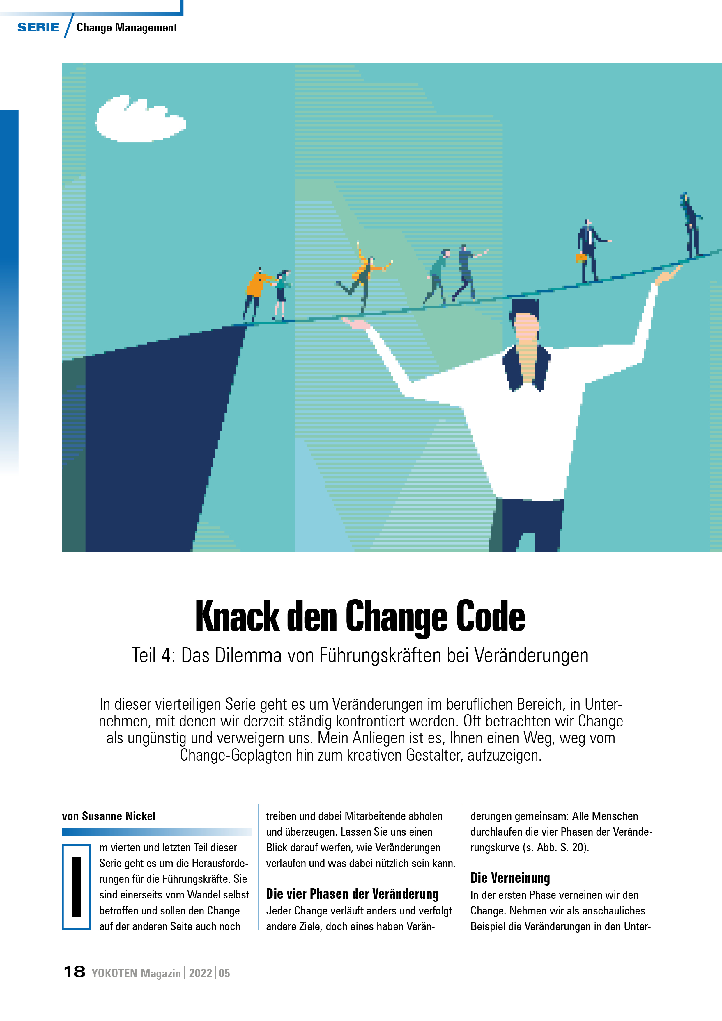 Knack den Change Code - Teil 4 - Artikel aus Fachmagazin YOKOTEN 2022-05